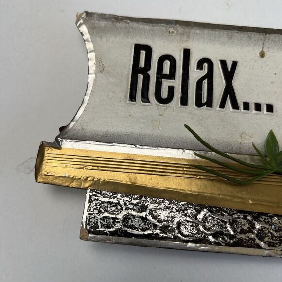 Vintage Oertel's Real Draft Beer Sign Relax You Are Among Friends Breweriana - Picture 8 of 16